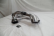 Aluminum Intercooler Pipe / Air Intake Pipe AFTER Chrome-Like Metal Polishing and Buffing Services / Restoration Service