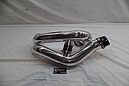 Aluminum Intercooler Pipe / Air Intake Pipe AFTER Chrome-Like Metal Polishing and Buffing Services / Restoration Service
