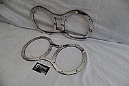 Stainless Steel Boat Exhaust Flanges AFTER Chrome-Like Metal Polishing - Stainless Steel Polishing 