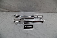Chevrolet ZR-1 Corvette Aluminum Pipes AFTER Chrome-Like Metal Polishing - Aluminum Pipe Polishing
