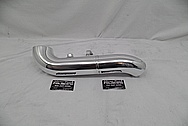 Aluminum Intercooler Pipe AFTER Chrome-Like Metal Polishing - Aluminum Polishing Services