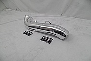 Aluminum Intercooler Pipe AFTER Chrome-Like Metal Polishing - Aluminum Polishing Services