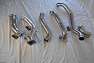 Aluminum Pipes AFTER Chrome-Like Metal Polishing - Aluminum Polishing Services