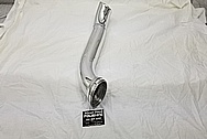 Aluminum Turbocharger Pipe AFTER Chrome-Like Metal Polishing - Aluminum Polishing Services