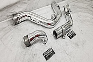 2007 Pontiac Solstice GXP Aluminum Intercooler Pipes AFTER Chrome-Like Metal Polishing - Aluminum Polishing Services