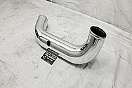 1993 - 1998 Toyota Supra Aluminum Intercooler Pipe AFTER Chrome-Like Metal Polishing - Aluminum Polishing Services