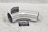 Aluminum Intercooler Pipe AFTER Chrome-Like Metal Polishing and Buffing Services - Aluminum Polishing