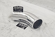 Aluminum Intercooler Pipe AFTER Chrome-Like Metal Polishing and Buffing Services - Aluminum Polishing