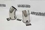 Stainless Steel Exhaust Pipe AFTER Chrome-Like Metal Polishing and Buffing Services - Stainlees Steel Polishing 