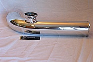Greddy Aluminum Pipe AFTER Chrome-Like Metal Polishing and Buffing Services AND Custom Cutting and Modifications Services