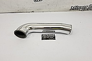 Toyota Supra Aluminum Pipe AFTER Chrome-Like Metal Polishing and Buffing Services - Aluminum Polishing Services - Pipe Polishing 
