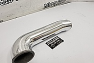 Toyota Supra Aluminum Pipe AFTER Chrome-Like Metal Polishing and Buffing Services - Aluminum Polishing Services - Pipe Polishing 