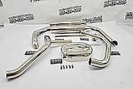 Harley Davidson Stainless Steel Pipes AFTER Chrome-Like Metal Polishing and Buffing Services / Restoration Services - Pipe Polishing - Steel Polishing
