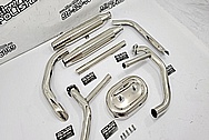 Harley Davidson Stainless Steel Pipes AFTER Chrome-Like Metal Polishing and Buffing Services / Restoration Services - Pipe Polishing - Steel Polishing