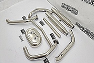 Harley Davidson Stainless Steel Pipes AFTER Chrome-Like Metal Polishing and Buffing Services / Restoration Services - Pipe Polishing - Steel Polishing