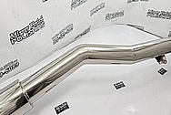 Toyota Supra 2JZ-GTE Titanium 5" Custom Exhaust Sytem AFTER Chrome-Like Metal Polishing and Buffing Services / Restoration Services - Titanium Polishing