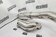 Toyota Supra 2JZ-GTE Titanium 5" Custom Exhaust Sytem AFTER Chrome-Like Metal Polishing and Buffing Services / Restoration Services - Titanium Polishing