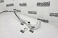 Toyota Supra 2JZ-GTE Custom Aluminum Intercooler Pipe AFTER Chrome-Like Metal Polishing and Buffing Services / Restoration Services - Aluminum Polishing