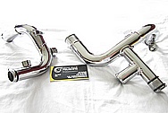Ford Mustang Cobra V8 Steel Piping AFTER Chrome-Like Metal Polishing and Buffing Services