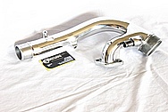 Toyota Supra Aluminum Turbo Piping AFTER Chrome-Like Metal Polishing and Buffing Services