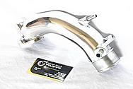 Toyota Supra Aluminum Turbo Piping AFTER Chrome-Like Metal Polishing and Buffing Services