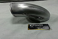 Aluminum Engine Inlet Pipe BEFORE Chrome-Like Metal Polishing and Buffing Services / Restoration Services