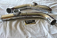 Aluminum Engine Intercooler Pipes BEFORE Chrome-Like Metal Polishing and Buffing Services / Restoration Services