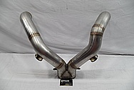 Dodge Viper Aluminum Engine Piping and Flange BEFORE Chrome-Like Metal Polishing and Buffing Services / Restoration Service