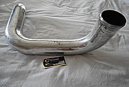 Aluminum Pipe BEFORE Chrome-Like Metal Polishing and Buffing Services / Restoration Service