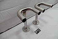 Aluminum Faucet Tubing Pipe BEFORE Chrome-Like Metal Polishing and Buffing Services / Restoration Service