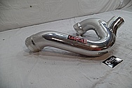 Aluminum Pipe BEFORE Chrome-Like Metal Polishing and Buffing Services / Restoration Service