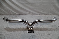 Stainless Steel Pipe BEFORE Chrome-Like Metal Polishing and Buffing Services / Restoration Service