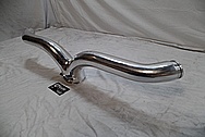 Stainless Steel Pipe BEFORE Chrome-Like Metal Polishing and Buffing Services / Restoration Service