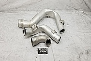 2007 Pontiac Solstice GXP Aluminum Intercooler Pipes BEFORE Chrome-Like Metal Polishing - Aluminum Polishing Services