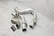 2007 Pontiac Solstice GXP Aluminum Intercooler Pipes BEFORE Chrome-Like Metal Polishing - Aluminum Polishing Services