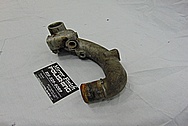 1993 - 1998 Toyota Supra Aluminum Radiator Pipe BEFORE Chrome-Like Metal Polishing and Buffing Services