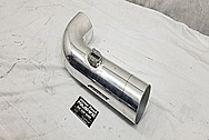 Aluminum Intake Pipe BEFORE Chrome-Like Metal Polishing and Buffing Services - Aluminum Polishing 