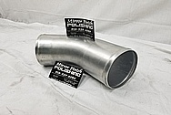 Aluminum Intercooler Pipe BEFORE Chrome-Like Metal Polishing and Buffing Services - Aluminum Polishing