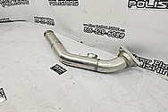 Mazda RX-7 Aluminum Intercooler Piping BEFORE Chrome-Like Metal Polishing and Buffing Services - Aluminum Polishing 