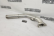 Mazda RX-7 Aluminum Intercooler Piping BEFORE Chrome-Like Metal Polishing and Buffing Services - Aluminum Polishing 