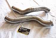 2010 Dodge Viper Aluminum Turbo Piping BEFORE Chrome-Like Metal Polishing and Buffing Services