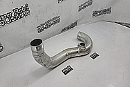 Toyota Supra 2JZ-GTE Custom Aluminum Intercooler Pipe BEFORE Chrome-Like Metal Polishing and Buffing Services / Restoration Services - Aluminum Polishing