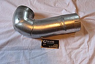 Ford Mustang Aluminum Engine Pipe BEFORE Chrome-Like Metal Polishing and Buffing Services