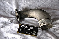 Nissan Skyline Aluminum Intercooler Pipe BEFORE Chrome-Like Metal Polishing and Buffing Services / Restoration Services 