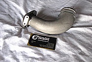 Nissan Skyline Aluminum Intercooler Pipe BEFORE Chrome-Like Metal Polishing and Buffing Services / Restoration Services 