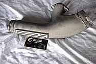 Nissan Skyline Aluminum Intercooler Pipe BEFORE Chrome-Like Metal Polishing and Buffing Services / Restoration Services 