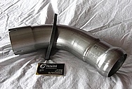 Stainless Steel Exhaust Piping BEFORE Chrome-Like Metal Polishing and Buffing Services / Restoration Services 