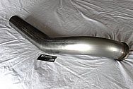 Stainless Steel Exhaust Piping BEFORE Chrome-Like Metal Polishing and Buffing Services / Restoration Services 