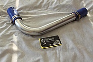 Aluminum Upper Radiator Pipe BEFORE Chrome-Like Metal Polishing and Buffing Services / Restoration Services 