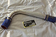 Aluminum Upper Radiator Pipe BEFORE Chrome-Like Metal Polishing and Buffing Services / Restoration Services 